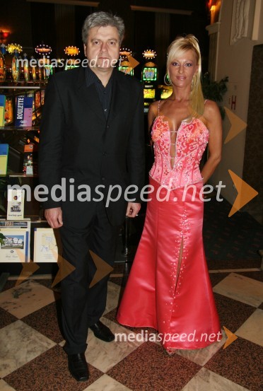 Andrej Verlič, mariborski podžupan in Darja Lampret, članica uprave Casino Maribor17. obletnica Casino Maribor