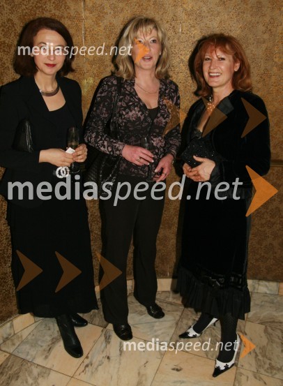 Mirjana Koren, direktorica Pokrajinskega muzeja Maribor, Tatjana Mileta, direktorica GIZ-a in mestna svetnica MOM-a in Magda Medved, direktorica mariborskih kinematografov17. obletnica Casino Maribor