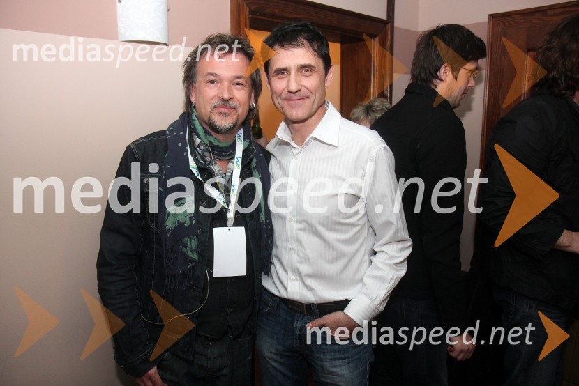 Gibonni, pevec; Stojan Auer, predsednik stranke Liste za pravičnost in razvoj Mestne občine MariborGibonni, koncert ob Dnevu žena