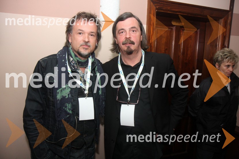 Gibonni, pevec; Vladimir Šega, organizator koncertaGibonni, koncert ob Dnevu žena