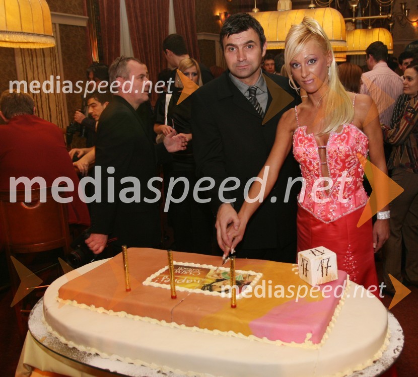 Igor Podgrajšek, predsednik uprave Casino Maribor in Darja Lampret, članica uprave Casino Maribor17. obletnica Casino Maribor