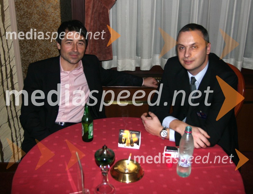 Jože Kojc, solastnik Casino AS Radenci in Igor Ujčič, vodja igralnice Casino Maribor17. obletnica Casino Maribor
