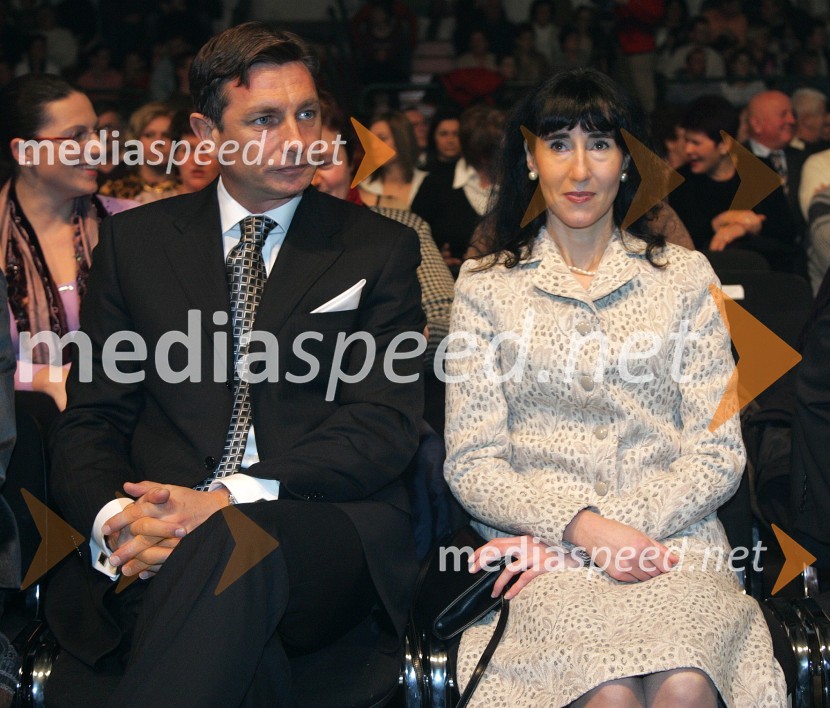 Borut Pahor, evroposlanec z življenjsko sopotnico TanjoSlovenec leta 2006