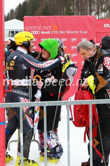 Ivica Kostelić, smučar (Hrvaška); Janica Kostelić, nekdanja hrvaška smučarka; Nenad Eror, odnosi z javnostmi, logistika in dogajanja Cro SkiPokal Vitranc 2013, slalom in VIP druženje