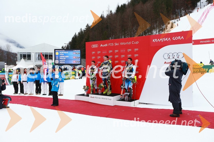 Marcel Hirscher, smučar (Avstrija);&nbsp;Ivica Kostelić, smučar (Hrvaška);&nbsp;Mario Matt, smučar (Avstrija)Pokal Vitranc 2013, slalom in VIP druženje