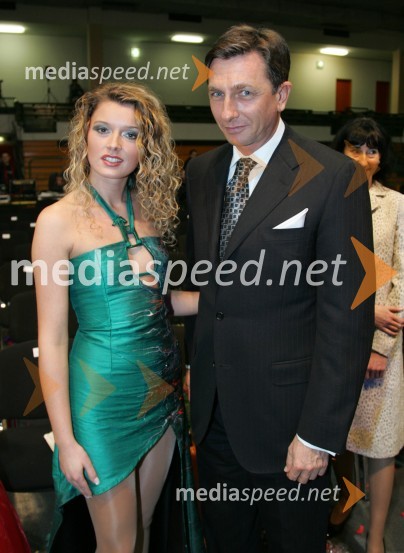 Katja Majhenič, Lepa soseda 2006 in Borut Pahor, evroposlanec in Slovenec leta 2006Slovenec leta 2006