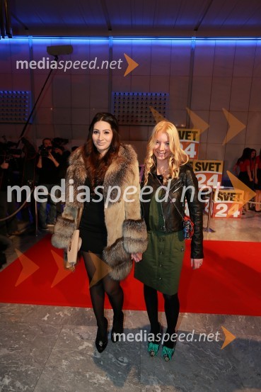 Ursula Gawish; ...Viktorji 2012, rdeča preproga in druženje pred dvorano