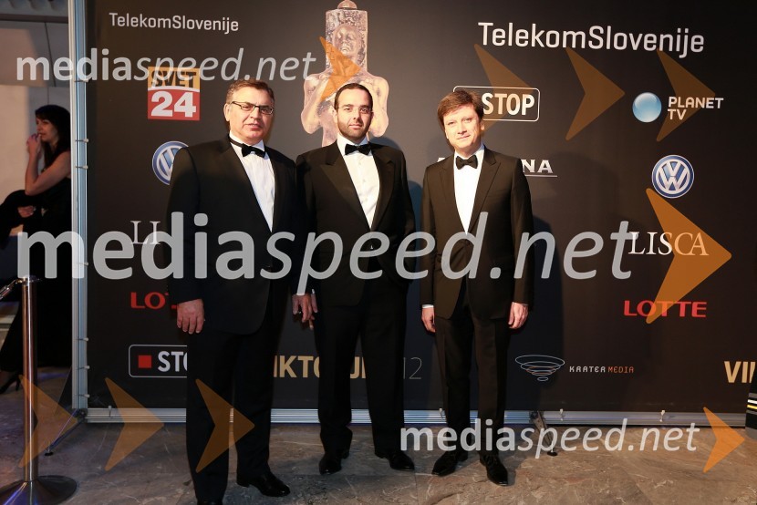 Viktorji 2012, rdeča preproga in druženje pred dvorano