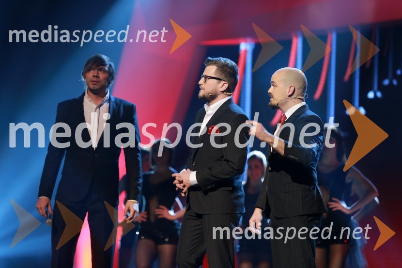 Lado Bizovičar, voditelj;&nbsp;Igor Bračič, Slon in Sadež;&nbsp;Jure Karas, Slon in SadežViktorji 2012, podelitev nagrad