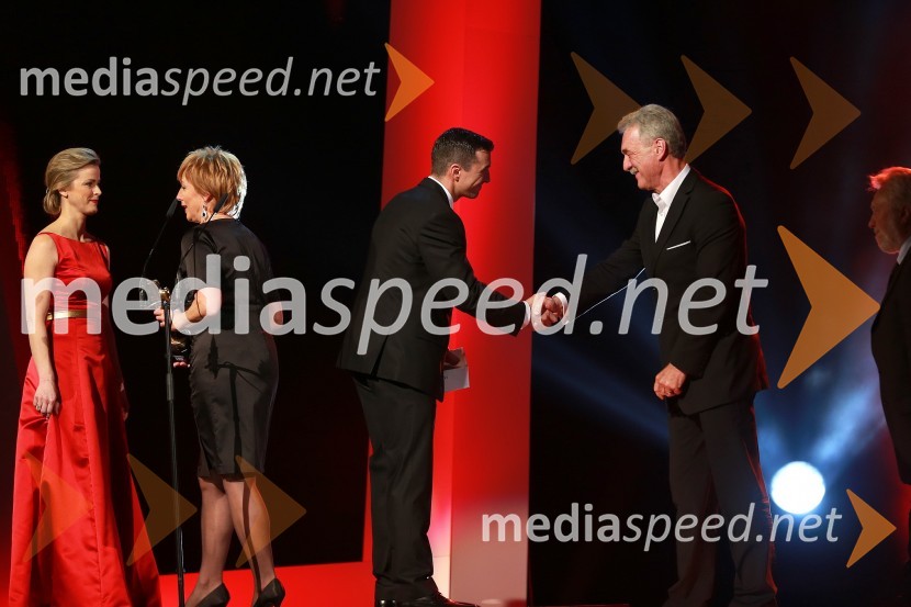 Živa Rogelj, voditeljica;&nbsp;Rosvita Pesek, novinarka;&nbsp;Marko Potrč, voditelj;&nbsp;Slavko Bobovnik, TV voditeljViktorji 2012, podelitev nagrad