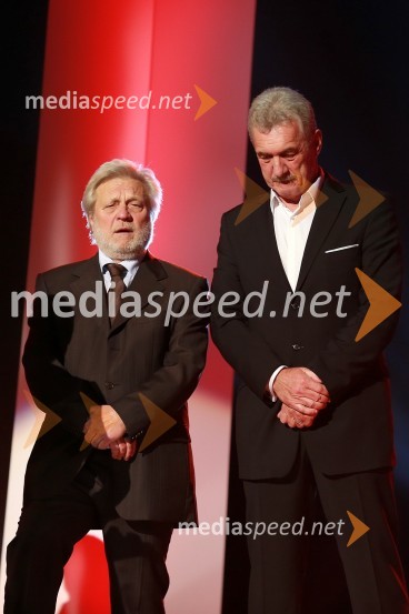 Vlado Krejač, novinar; Slavko Bobovnik, TV voditeljViktorji 2012, podelitev nagrad