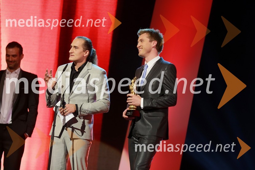 Vid Valič, stand up komik;&nbsp;Denis Avdić, moderatorViktorji 2012, podelitev nagrad