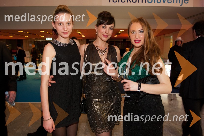 Nina; Tina Gorenjak, igralka;&nbsp;Maja Martina Merljak, voditeljicaViktorji 2012, zabava po podelitvi