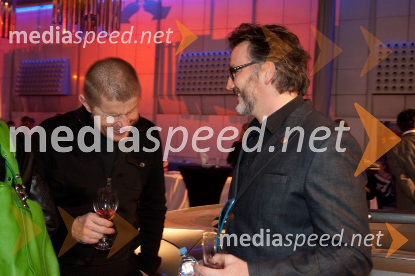 Borut Veselko, igralec; Miha Tozon, režiserViktorji 2012, zabava po podelitvi