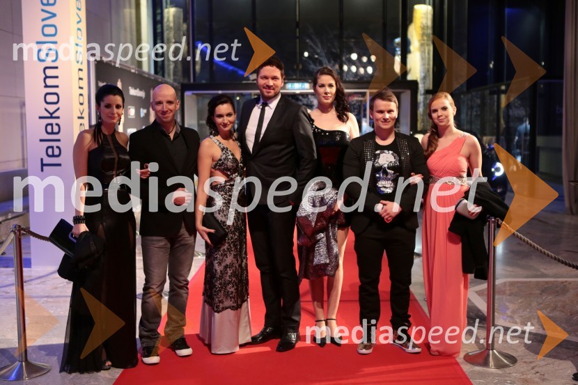 Viktorji 2012, rdeča preproga in druženje pred dvorano