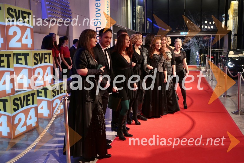 Viktorji 2012, rdeča preproga in druženje pred dvorano