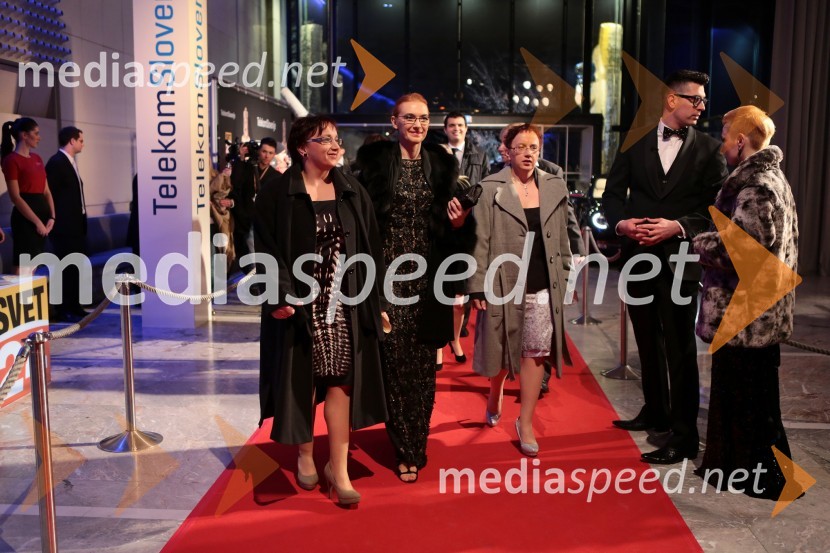 Viktorji 2012, rdeča preproga in druženje pred dvorano