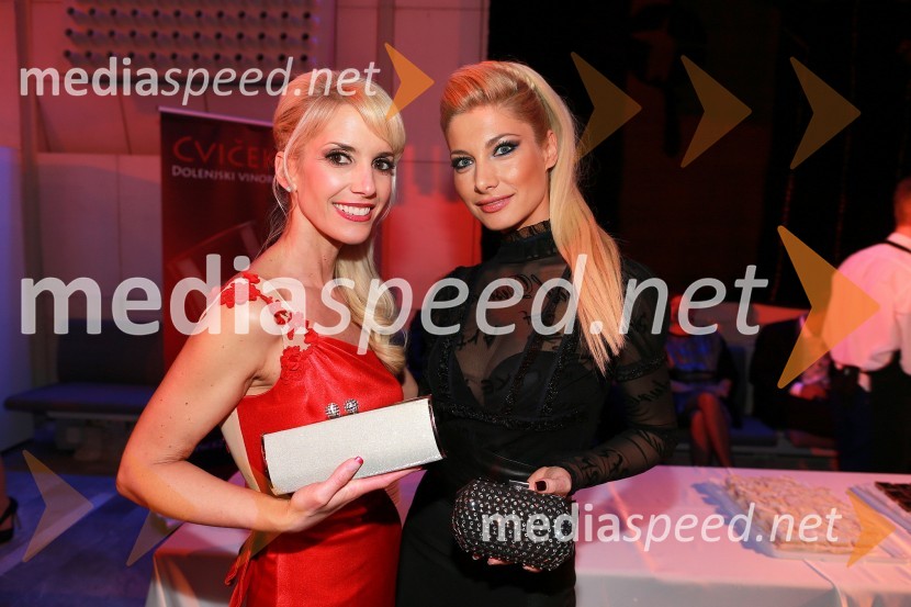 Janja Zupan, Miss Slovenije 1994; Lucija Gubenšek, manenkenkaViktorji 2012, zabava po podelitvi