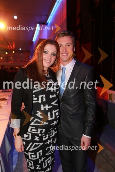 Ana; Denis Avdič, moderatorViktorji 2012, zabava po podelitvi