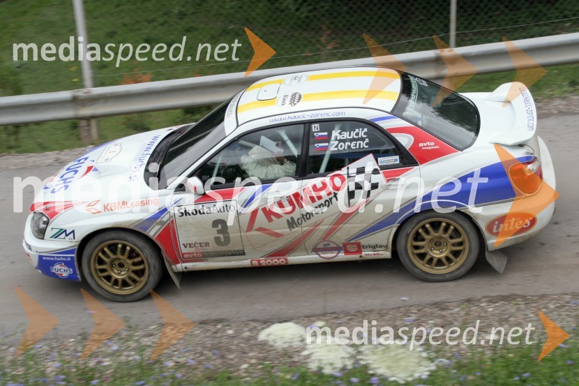 Tomaž Kaučič in Marko Zorenč (Slovenija)RALLY, 3.Škoda rally Maribor