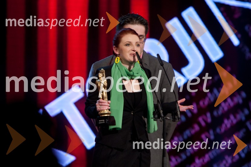 Janja Ulaga, urednica radia VeseljakViktorji 2012, podelitev nagrad