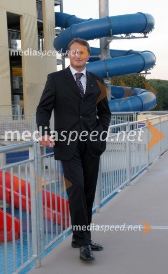 Direktor ptujskih Term Andrej KlasincPolfinalni izbor za Miss Slovenije 2005