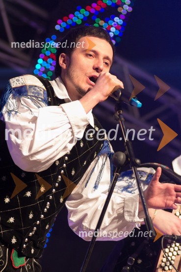 Blaž Švab, član skupine ModrijaniDobrodelni koncert »Za prvi korak«