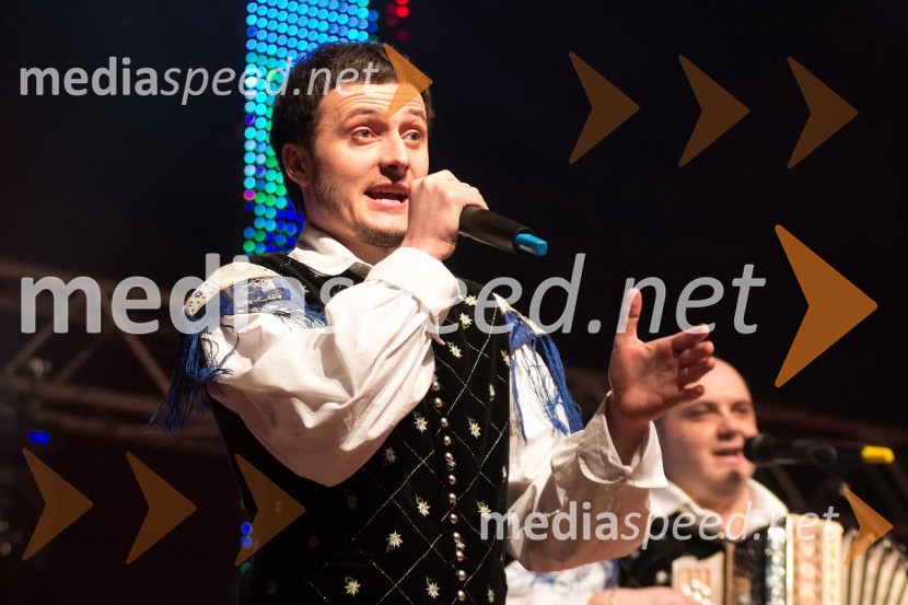 Blaž Švab, član skupine ModrijaniDobrodelni koncert »Za prvi korak«