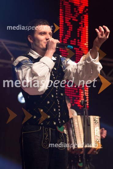 Blaž Švab, član skupine ModrijaniDobrodelni koncert »Za prvi korak«