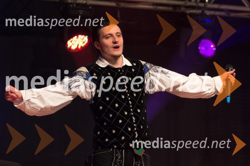 Blaž Švab, član skupine ModrijaniDobrodelni koncert »Za prvi korak«