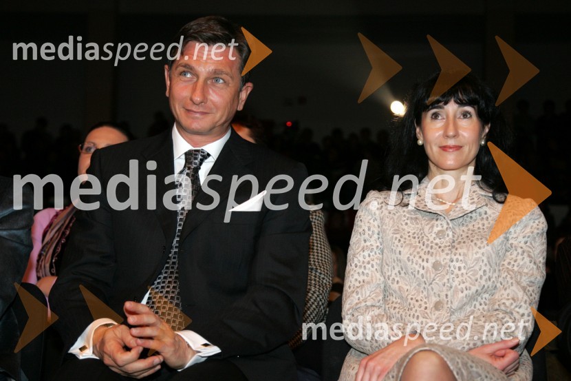 Borut Pahor, evroposlanec in Slovenec leta 2006 z življenjsko sopotnico TanjoSlovenec leta 2006