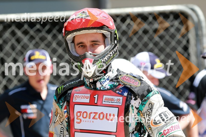 Chris Holder (Avs)Prvi trening za VN Nove Zelandije v speedwayu