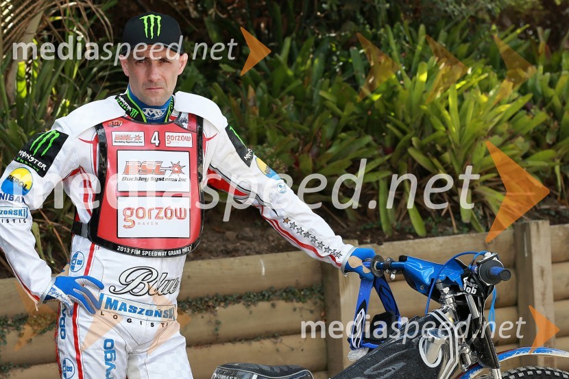 Tomasz Gollob (Pol)Prvi trening za VN Nove Zelandije v speedwayu