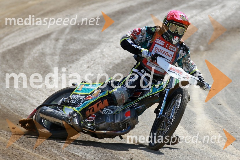 Chris Holder (Avs)Prvi trening za VN Nove Zelandije v speedwayu