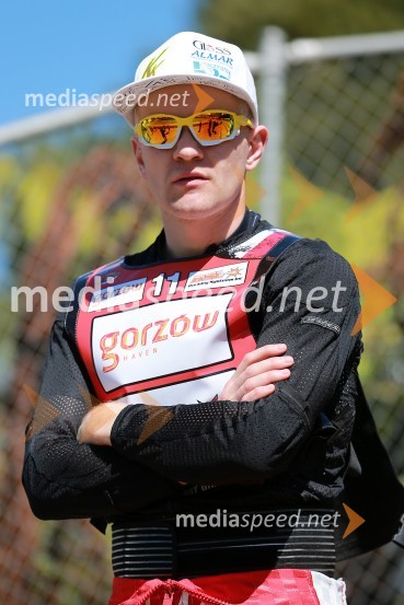 Krzysztof Kasprzak (Pol)Prvi trening za VN Nove Zelandije v speedwayu