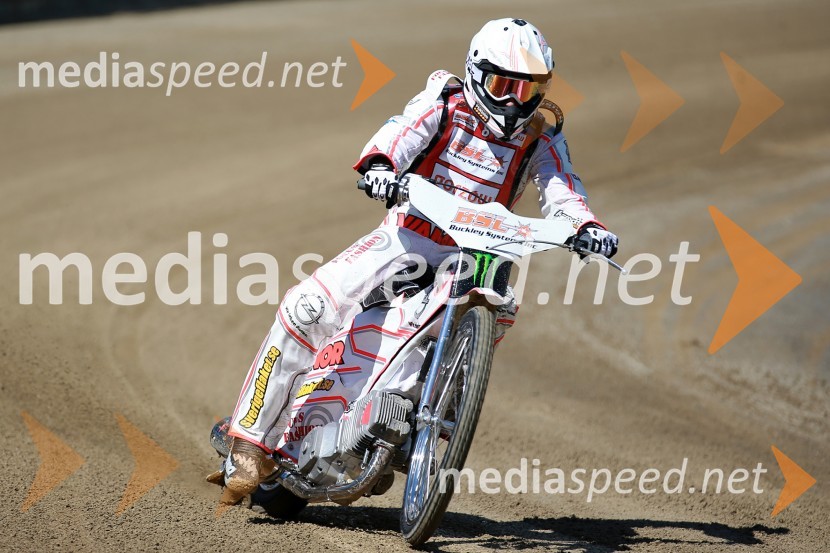 Andreas Jonsson (Šve)Prvi trening za VN Nove Zelandije v speedwayu