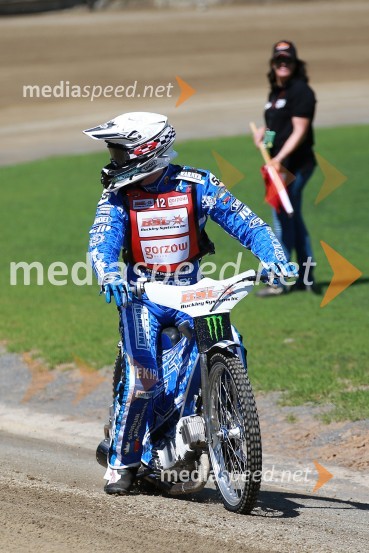 Matej Žagar (Slo)Prvi trening za VN Nove Zelandije v speedwayu
