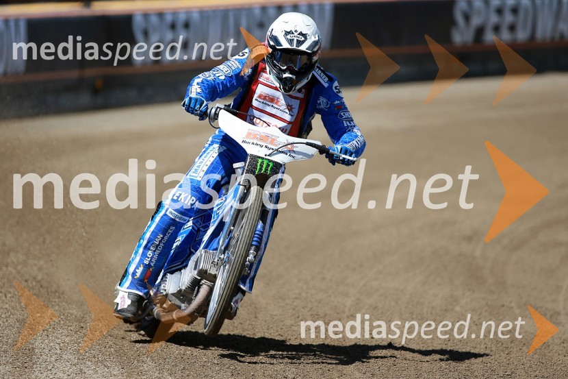 Matej Žagar (Slo)Prvi trening za VN Nove Zelandije v speedwayu