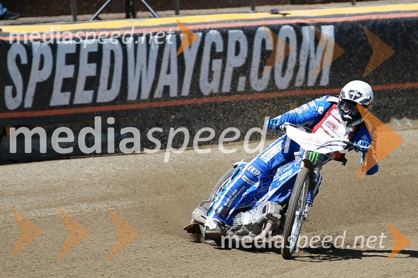 Matej Žagar (Slo)Prvi trening za VN Nove Zelandije v speedwayu