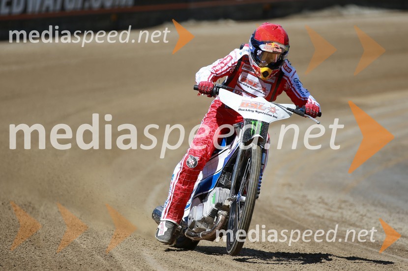 Jaroslaw Hampel (Pol)Prvi trening za VN Nove Zelandije v speedwayu