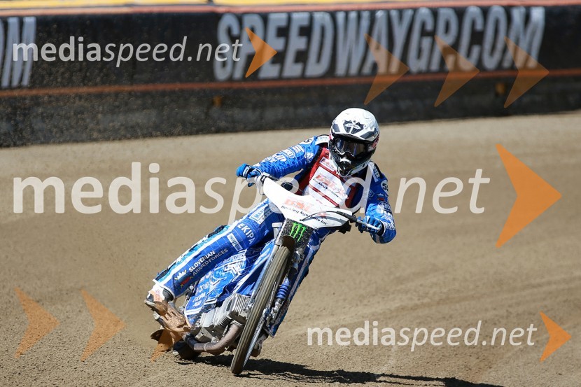 Matej Žagar (Slo)Prvi trening za VN Nove Zelandije v speedwayu