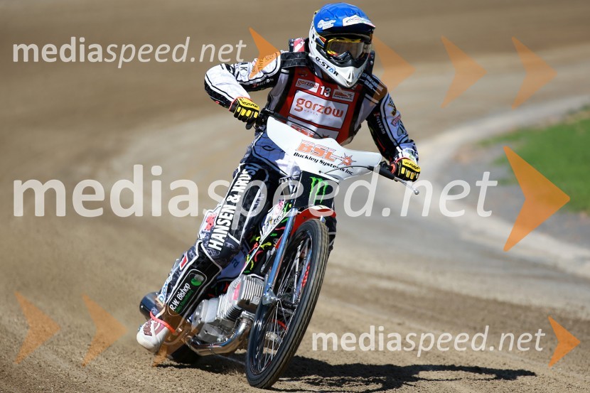 Niels Kristian Iversen (Dan)Prvi trening za VN Nove Zelandije v speedwayu