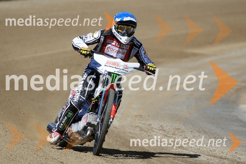 Niels Kristian Iversen (Dan)Prvi trening za VN Nove Zelandije v speedwayu