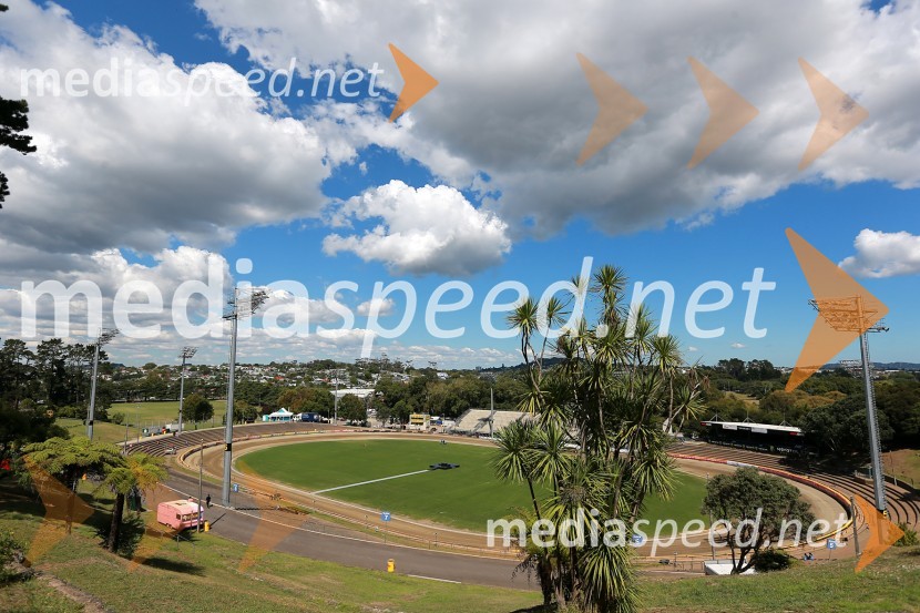 Stadion Western Springs, AucklandPrvi trening za VN Nove Zelandije v speedwayu