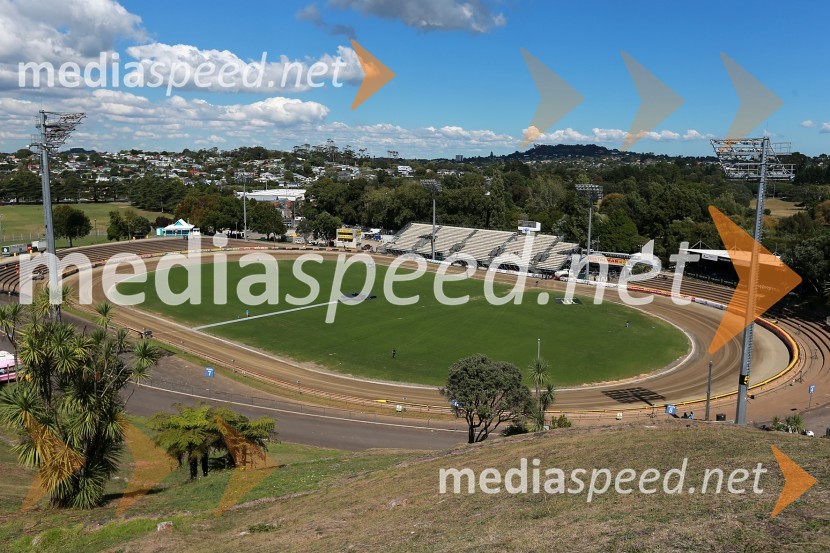 Stadion Western Springs, AucklandPrvi trening za VN Nove Zelandije v speedwayu