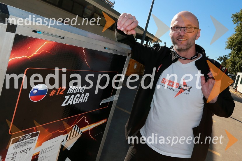 Jarek Pabijan, fotografPrvi trening za VN Nove Zelandije v speedwayu