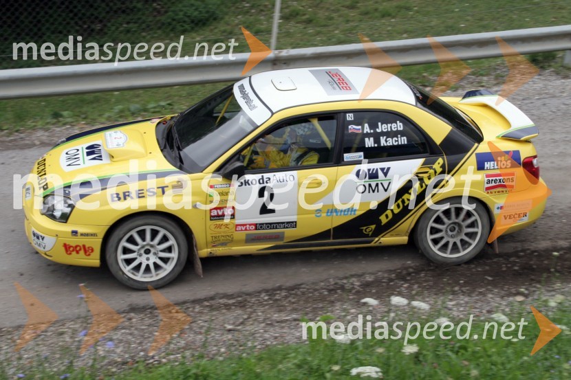Andrej Jereb in Miran Kacin (Slovenija)RALLY, 3.Škoda rally Maribor