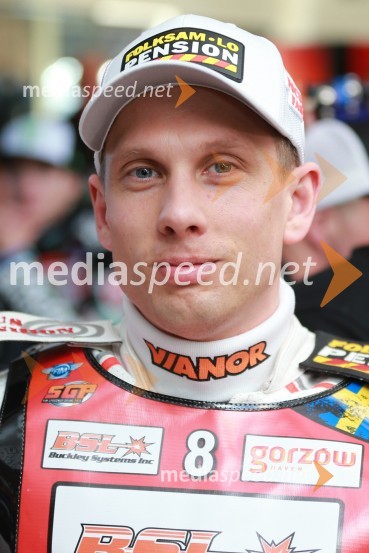 Andreas Jonsson (Šve)Prvi trening za VN Nove Zelandije v speedwayu