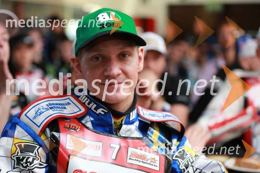 Fredrik Lindgren (Šve)Prvi trening za VN Nove Zelandije v speedwayu