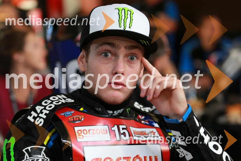 Darcy Ward (Avs)Prvi trening za VN Nove Zelandije v speedwayu